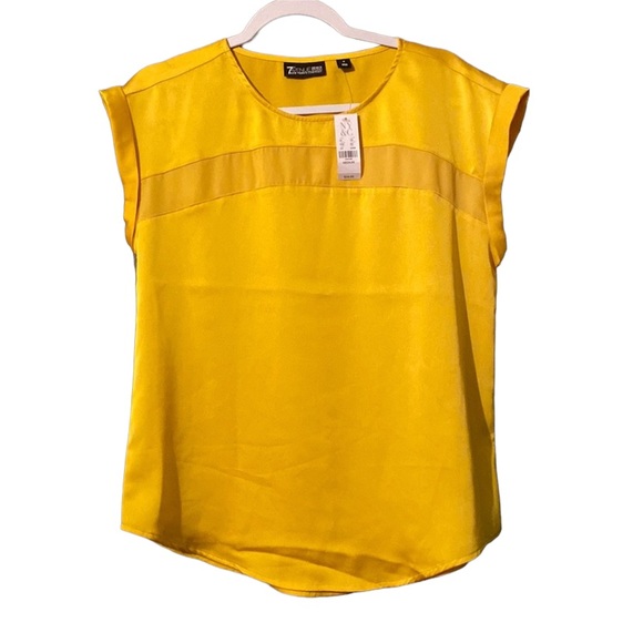New York & Company Tops - New York and company yellow womens shirt